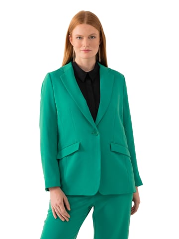 Ulla Popken Blazer in türkis grün