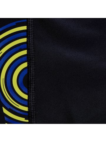 Speedo Plastisol Placement Aquashort in Schwarz-Blau