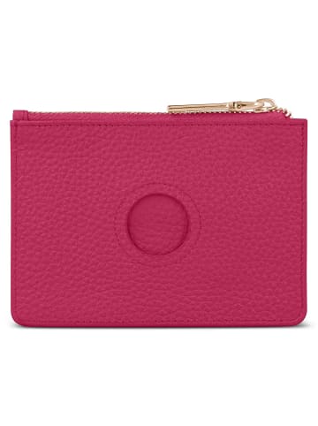 Lazarotti Bologna Leather Schlüsseletui Leder 11,5 cm mit Air Tag Fach in hot pink
