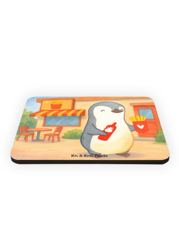 Mr. & Mrs. Panda magnet Pinguin Pommes Design ohne Spruch in Weiß