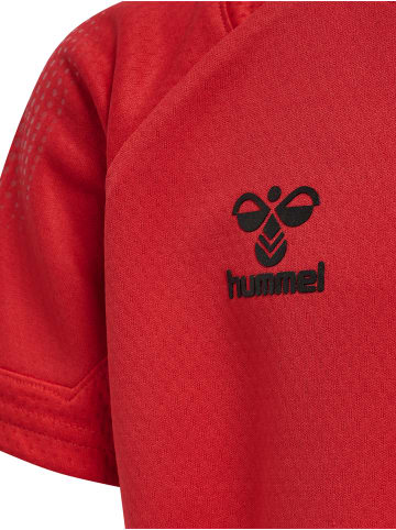 Hummel Hummel T-Shirt Hmllead Multisport Kinder Leichte Design Schnelltrocknend in TRUE RED