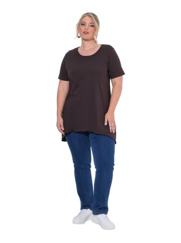MIAMODA Shirt in mahagoni