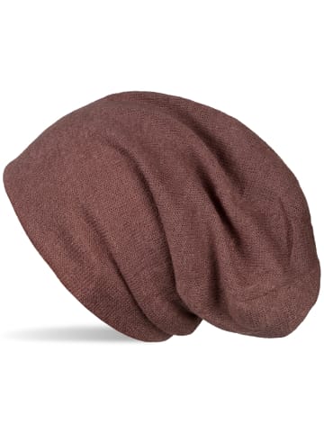 styleBREAKER Feinstrick Beanie Mütze in Mauve