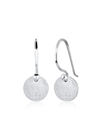 Elli Ohrringe 925 Sterling Silber Geo, Kreis in Silber