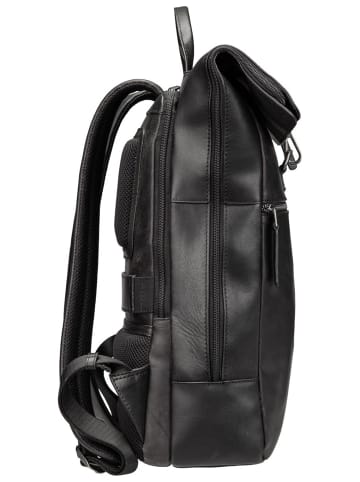 Jost Rucksack Lund Kurier in Schwarz