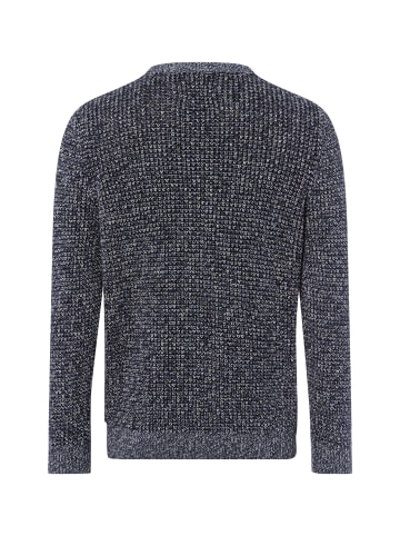 Ragman Pullover in blau weiß - 0006