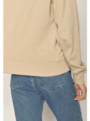 GreenBomb Sweatshirt Nature River Trip in Kaffee Latte