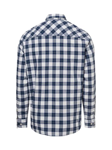 Camel Active Freizeithemd in indigo weiß