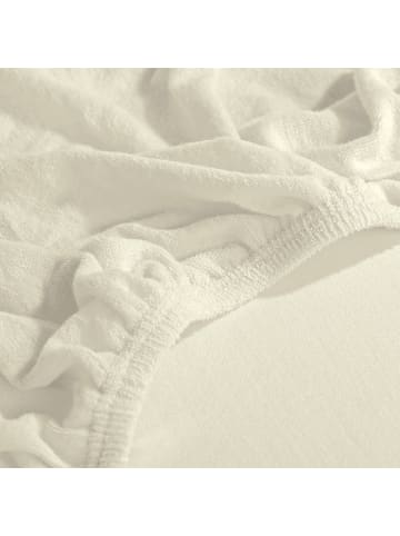 Erwin Müller Frottee Topper-Spannbettlaken Füssen in natur