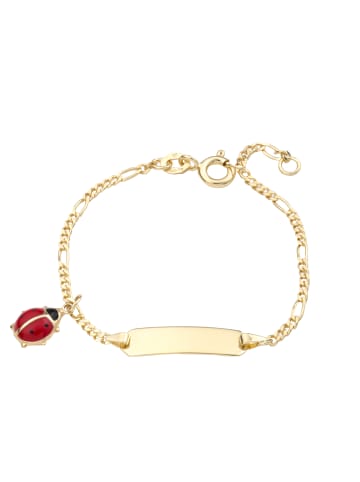 Amor Identarmband Gold 375/9 ct in Rot