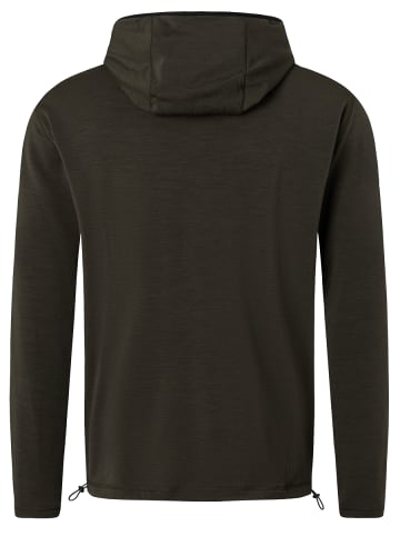 super.natural Merino Hoodie in grün