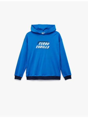 KOTON SWEATSHIRTS in Saks Blau
