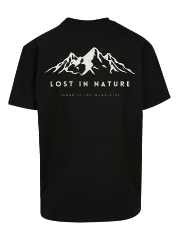 F4NT4STIC Heavy Oversize T-Shirt Lost in nature in schwarz