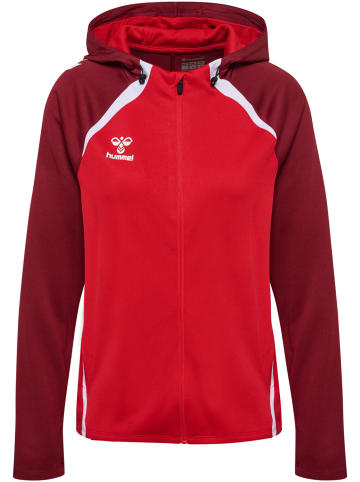 Hummel Reißverschluss Jacke Daumenlöcher Hmllead Damen in TRUE RED/MAROON
