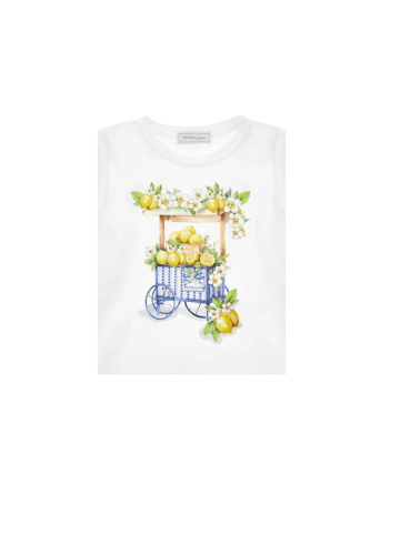 Monnalisa T-Shirt 11G624 Weiß