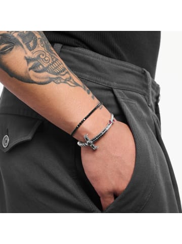 Thomas Sabo Tennisarmband Mit Schwarzen Steinen in silber, schwarz