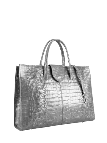 collezione alessandro Business Ledertasche " Catharine " in grau