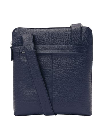 VLD VOi Leather Design Hirsch Era Umhängetasche Leder 23 cm in blau