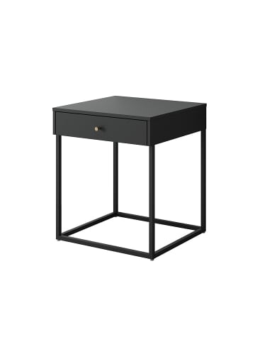 ebuy24 Nachttisch Pops Schwarz 41 x 43 cm