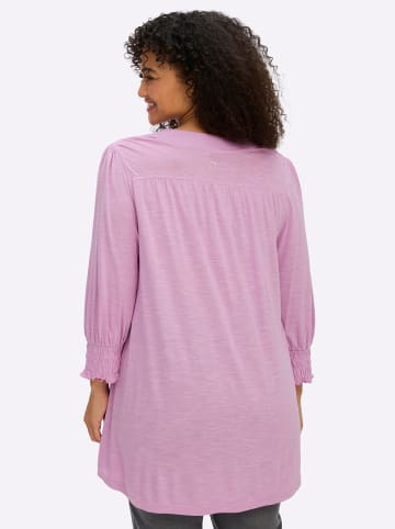 sheego 3/4-Arm-Shirt in orchidee