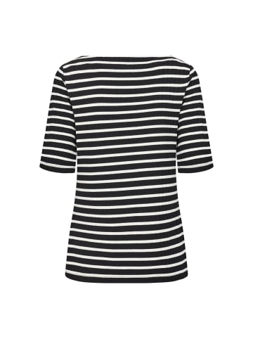 soyaconcept Streifenmuster T-Shirt in c black combi