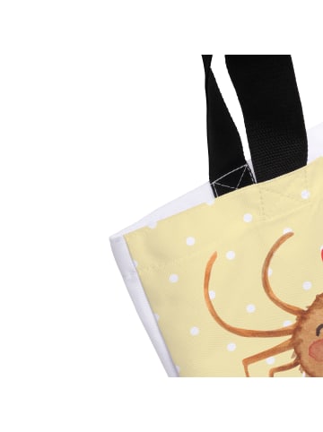 Mr. & Mrs. Panda Shopper Spinne Agathe Motivation ohne Spruch in Gelb Pastell
