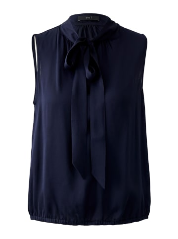 Oui Viskose Bluse in Dark Blue