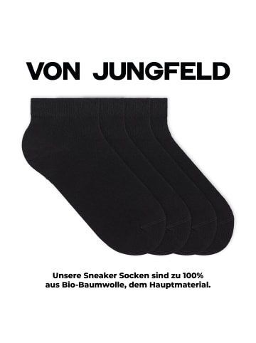 von Jungfeld Sneaker Socken Essentials in Pitch Black