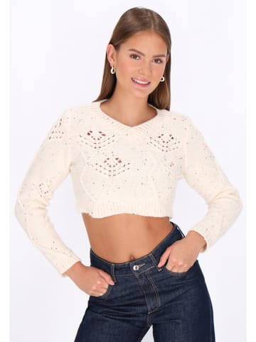 myMo Women Sweater in offwhite multicolor