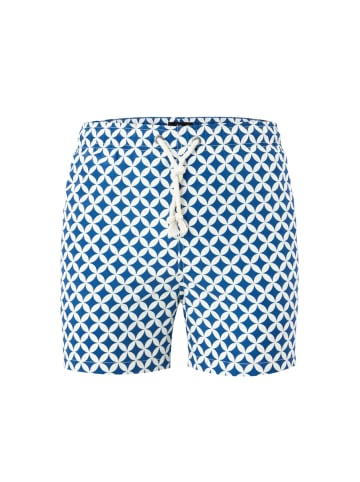 Gassa d’Amante Badeshorts & Polo-Shirt (2tlg. Set) Amalfi in Blau-Weiss-Hellblau