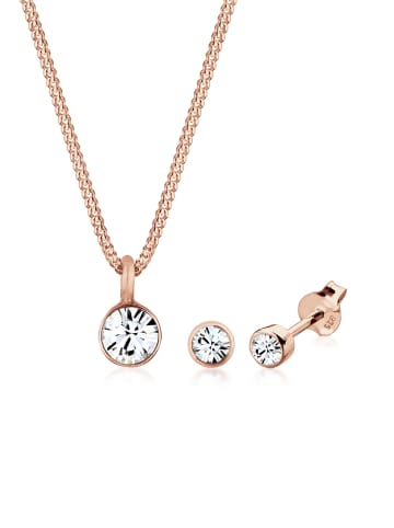 Elli Schmuckset 925 Sterling Silber in Rosegold