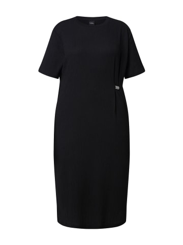 Ulla Popken Midikleid in schwarz