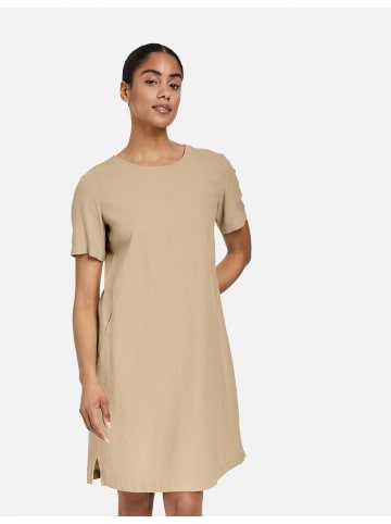 TAIFUN Kleid Langarm kurz in Roasted Hazel