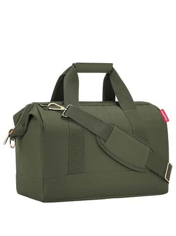 Reisenthel travelling allrounder M - Reisetasche 40 cm (smiley grey) in forest gold
