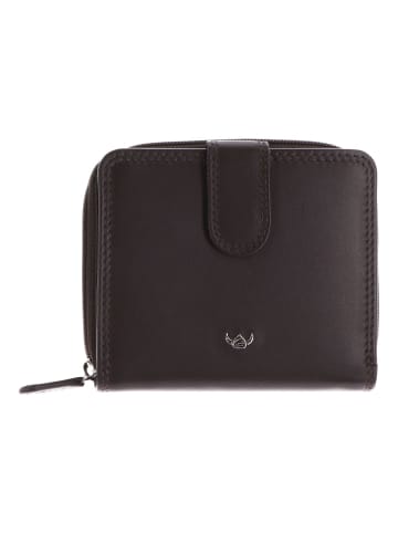 Golden Head Polo Geldbörse RFID Schutz Leder 10.5 cm dunkelbraun