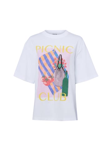 edited T-Shirt Xia in weiß pink