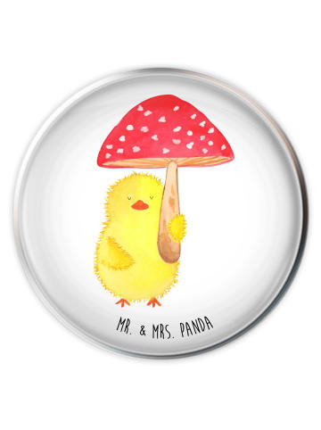 Mr. & Mrs. Panda Waschbecken Abfluss Küken Fliegenpilz ohne Spruch in Weiß