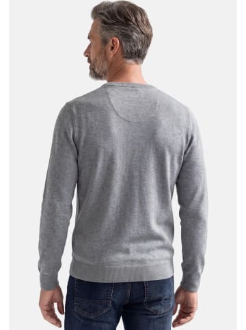 Redmond Pullover Basic in Dunkelblau / grau