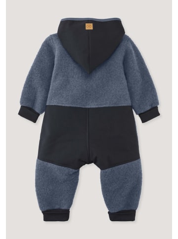 Hessnatur Wollfleece Overall in graphitblau