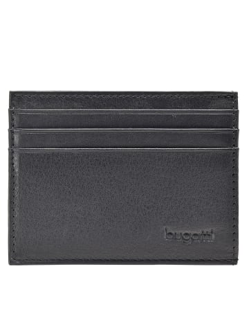 Bugatti Sempre Kreditkartenetui Leder 10 cm schwarz