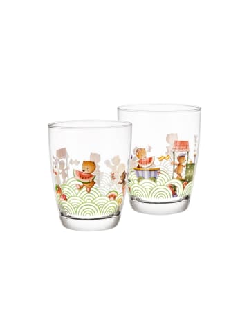 Villeroy & Boch 2er Set Kindergläser Hungry as a Bear 150 ml in transparent