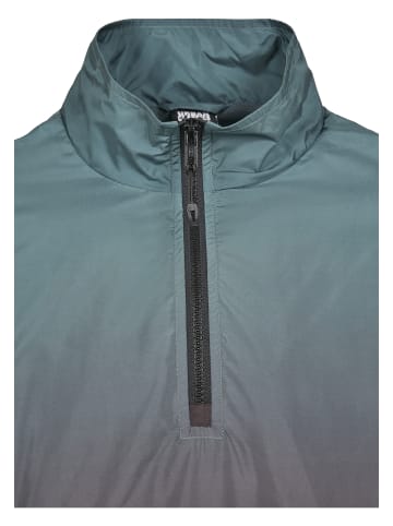 Urban Classics Windbreaker in black/bottlegreen