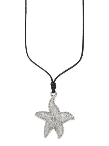 Aniston Kette mit Anhänger in edelstahlfarben-schwarz