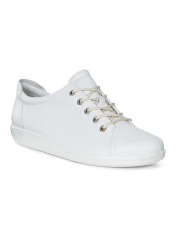 Ecco Schnürschuhe Soft 2.0 in white