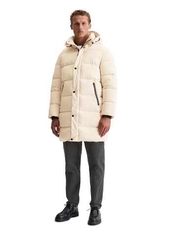 Marc O'Polo Lange Daunenjacke regular in gray silk