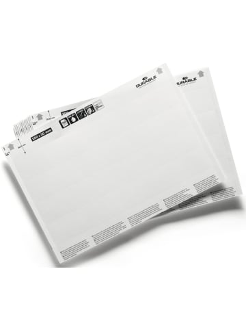 Durable Beschriftungsschilder Labelfix/Scanfix/C-Profile 200x30mm Packung mit 20 Bogen