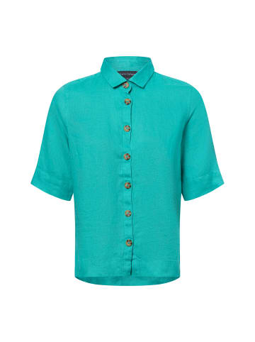 Franco Callegari Leinenbluse in smaragd - 0053
