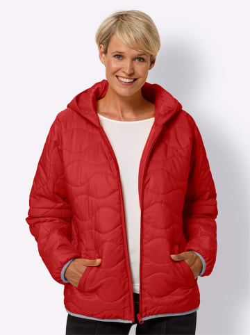Sieh an! Steppjacke in rot