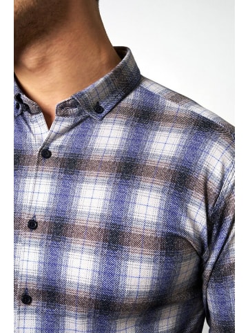 Wappen KaroHemd für Herren in braun