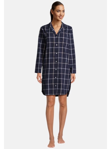 Seidensticker Nachthemd Classic Flanell in Navy